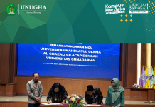Penandatanganan kerjasama antara Universitas Nahdlatul Ulama Al Ghazali Cilacap dengan Universitas Gunadarma MOU dengan Universitas Gunadarma