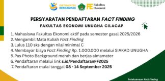 Pendaftaran Fact Finding Fakultas Ekonomi UNUGHA Dibuka