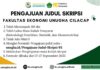 Pembukaan Pengajuan Judul Skripsi